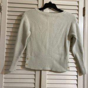 Cotton off white sweater from Ann Taylor.